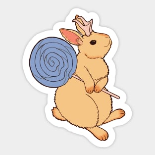 Sweet Fantasy Jackalope Bunny Sticker
